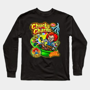 CHUCKY CHARMS // HORROR MOVIE // CEREAL KILLER Long Sleeve T-Shirt